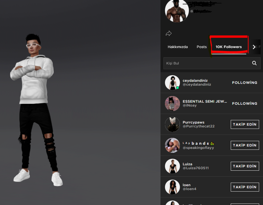 Buy imvu Followers