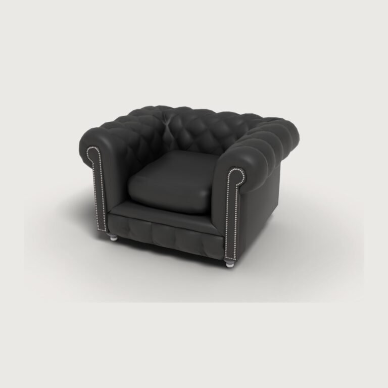 Chesterfield Leather Armchair IMVU file