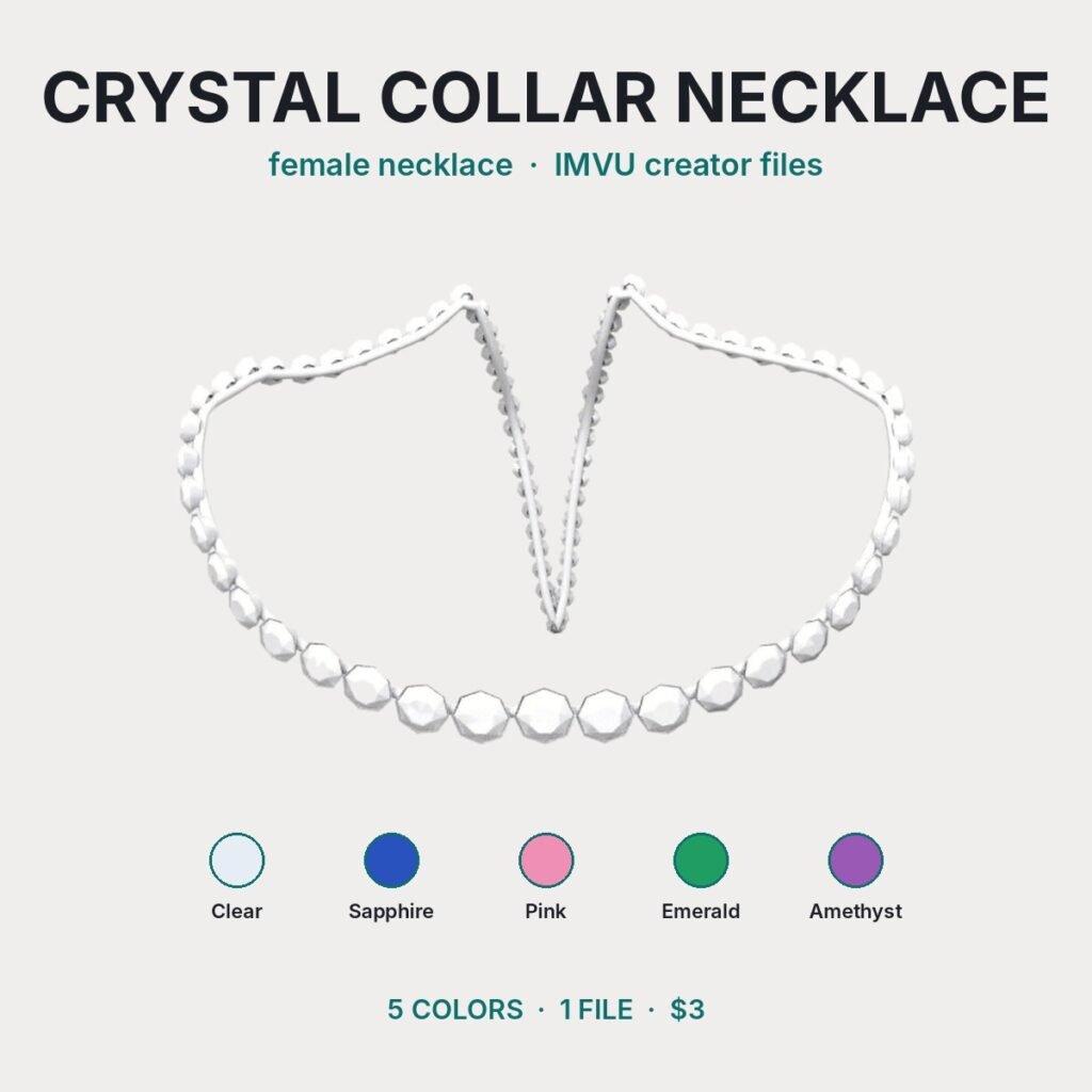 Crystal Collar Necklace IMVU file preview