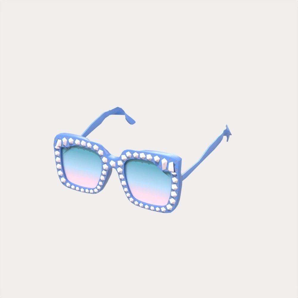 Crystal Square Sunglasses view 5