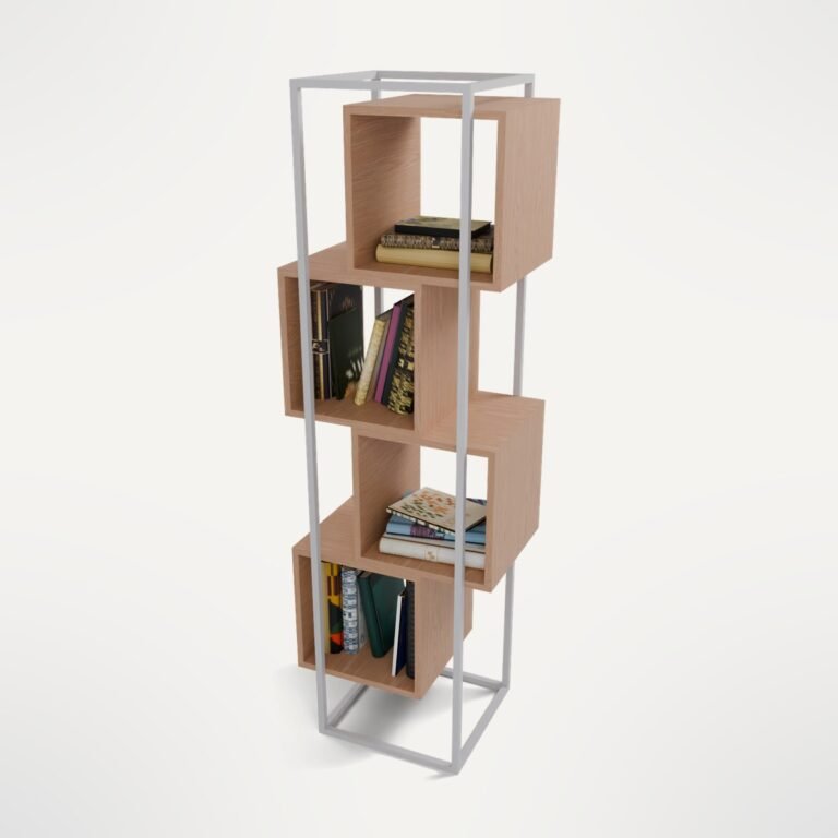 Cube Bookcase with Books IMVU file