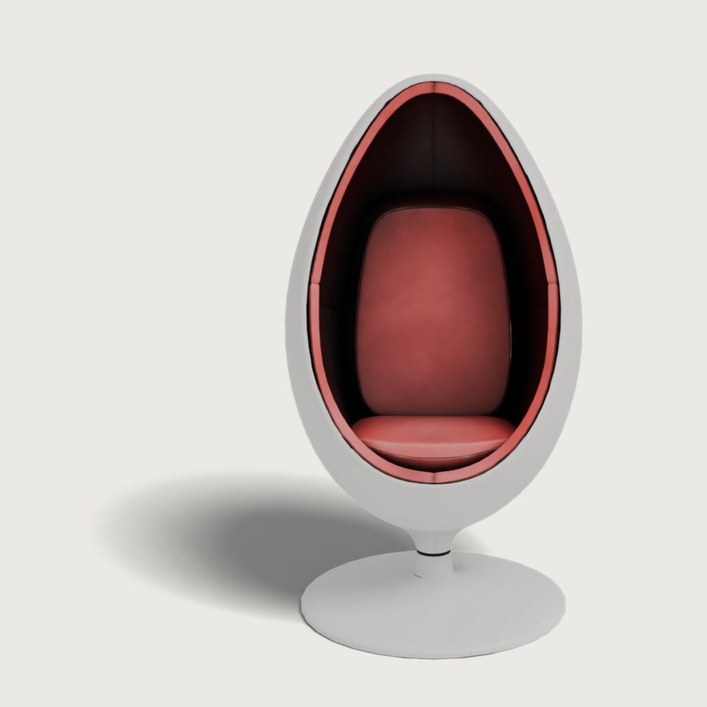 Retro Egg Chair view 6