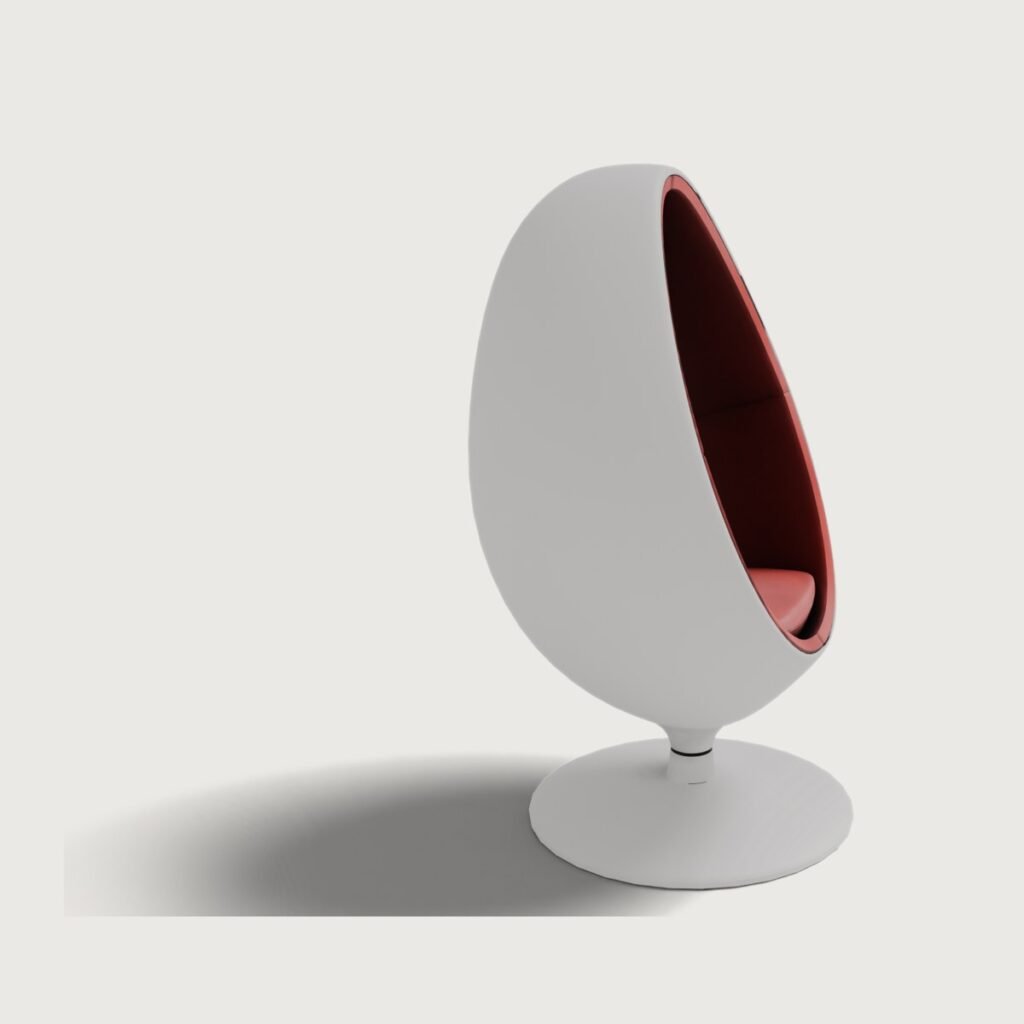 Retro Egg Chair view 5