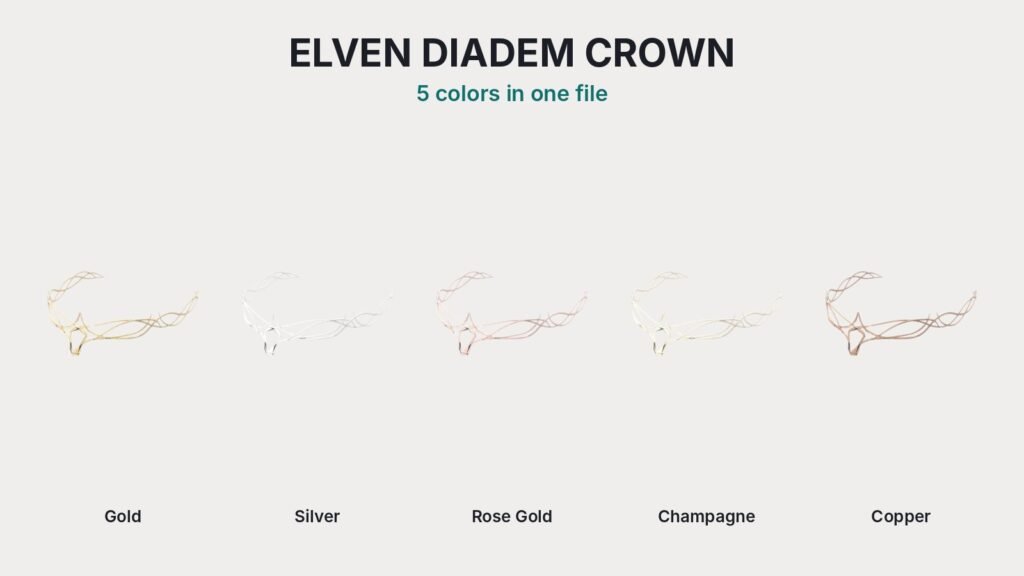Elven Diadem Crown view 4