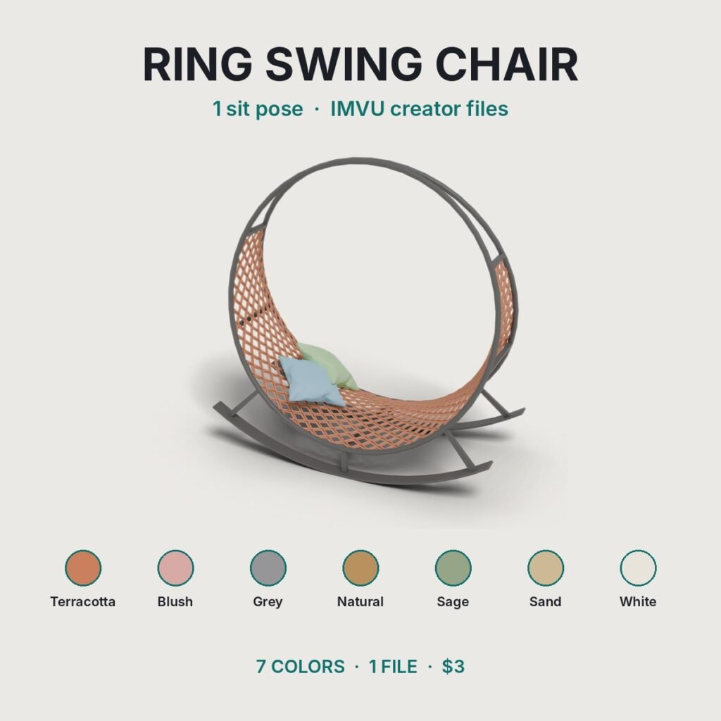 Garden Ring Swing Chair IMVU file preview