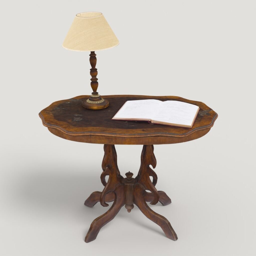 Gothic Library Table view 3