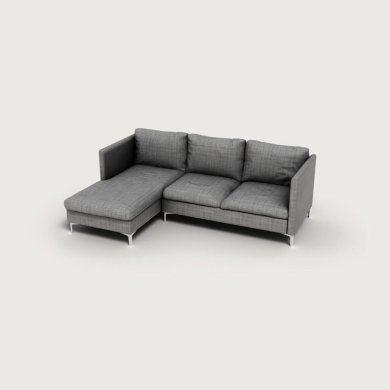 Grey L-Shaped Sofa IMVU file