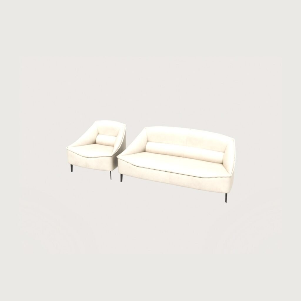 Leather Sofa and Armchair Set view 9