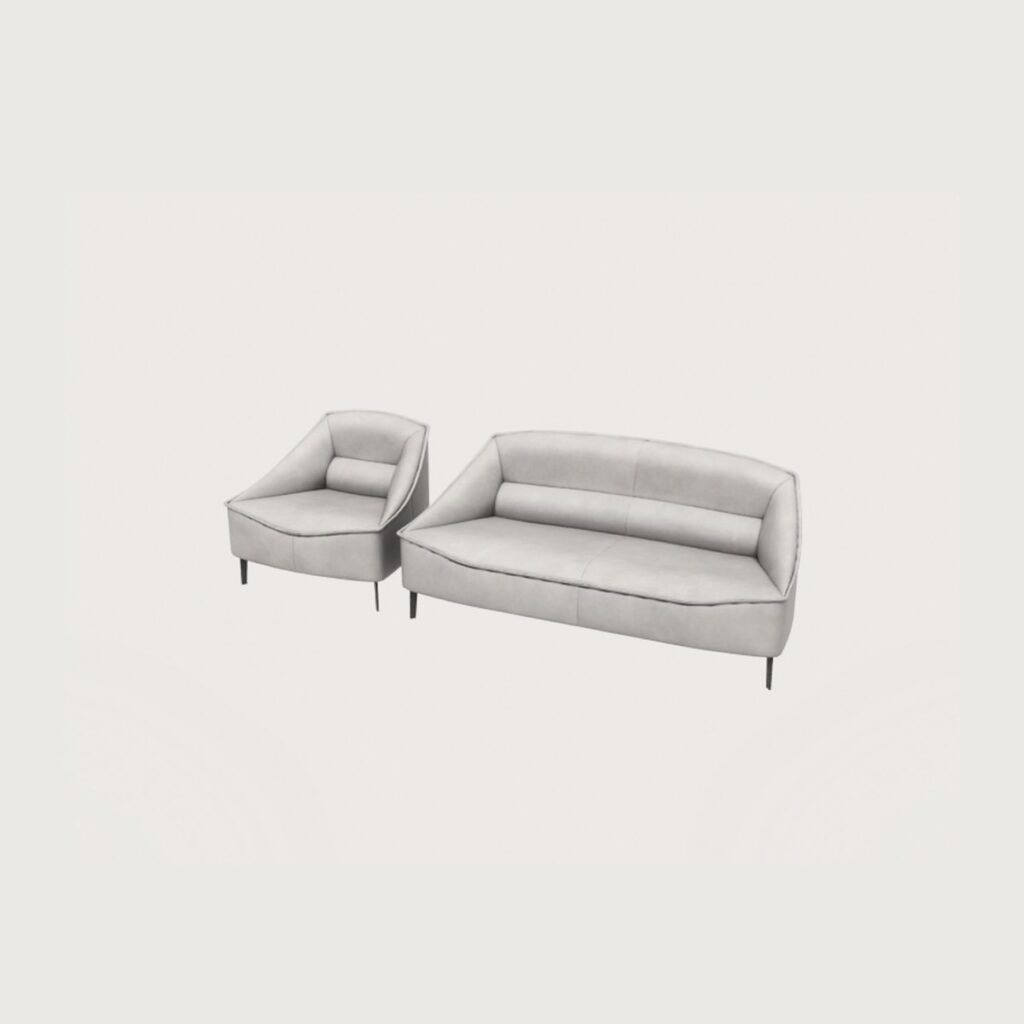 Leather Sofa and Armchair Set view 10
