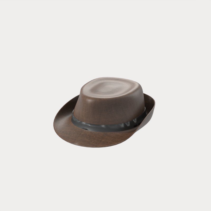 Linen Fedora Hat view 9