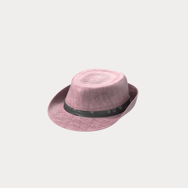 Linen Fedora Hat view 8