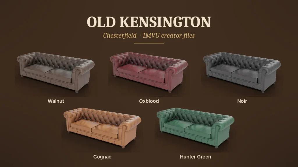 Old Kensington Chesterfield view 2