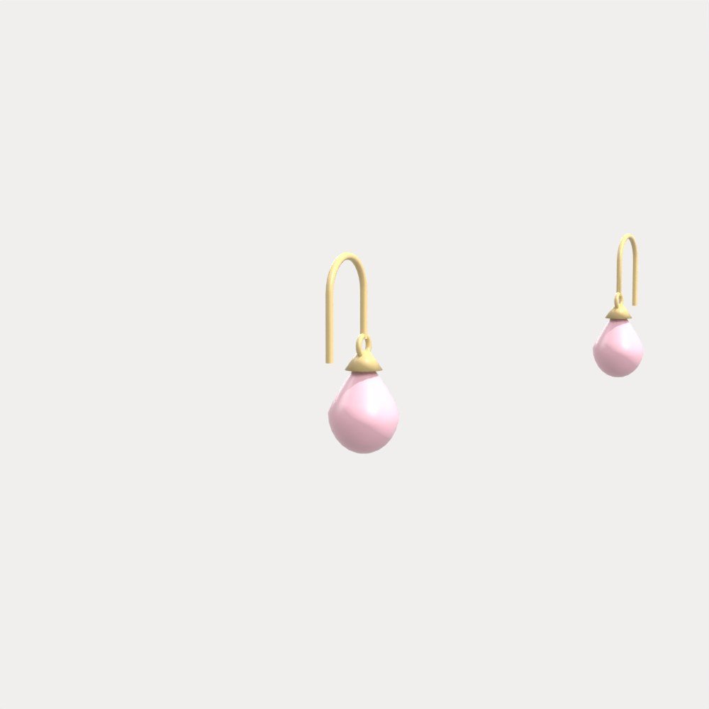 Pearl Teardrop Earrings view 5