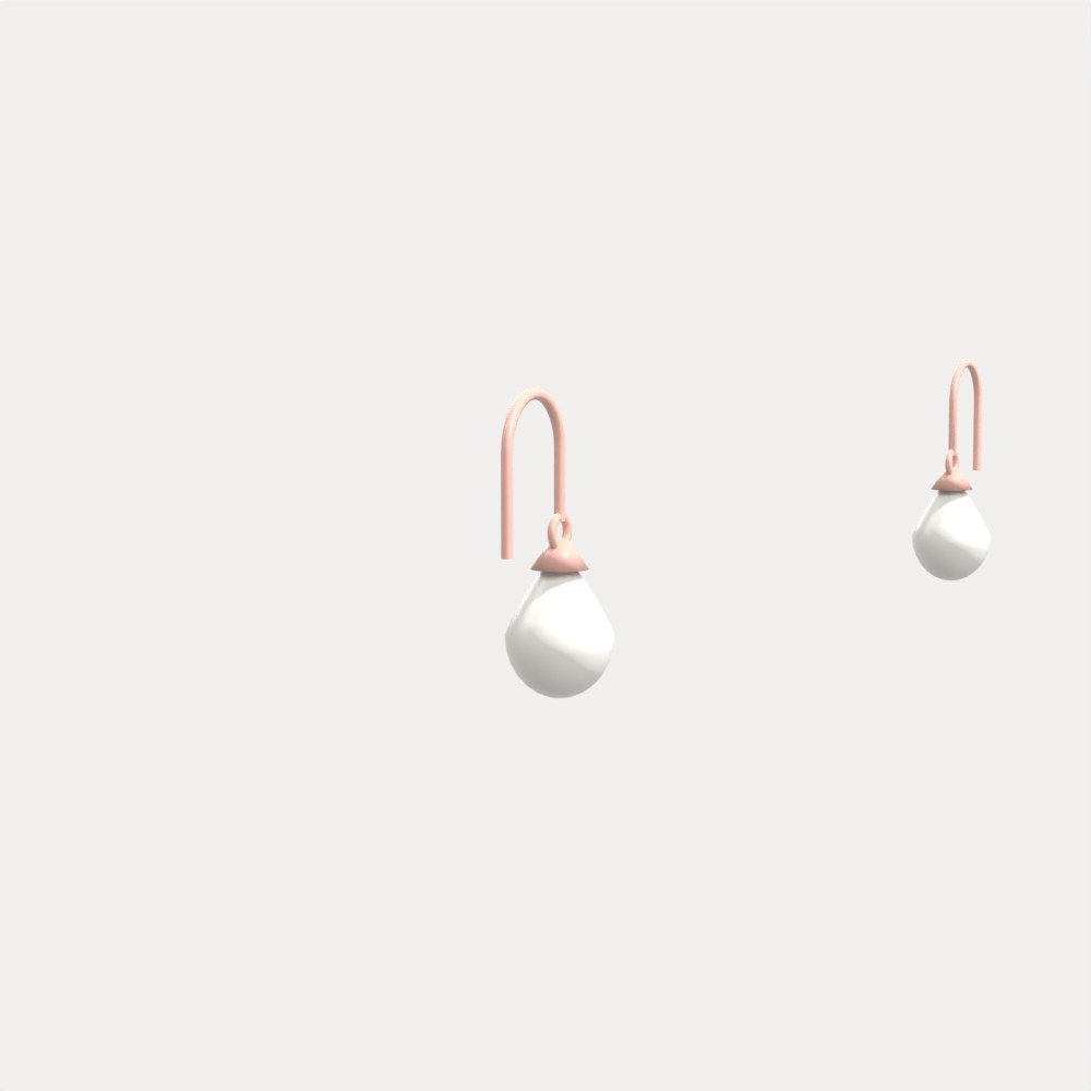 Pearl Teardrop Earrings view 4