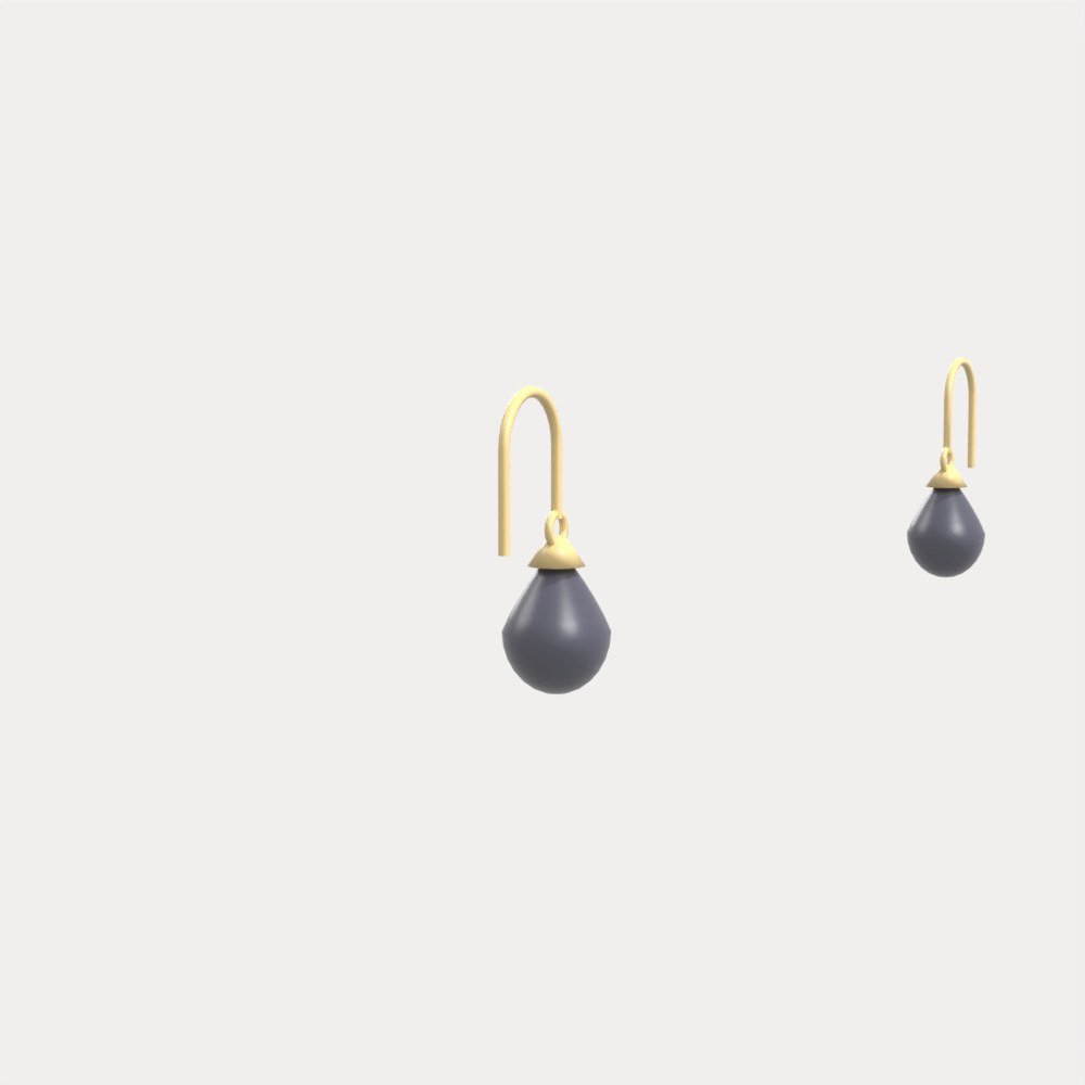 Pearl Teardrop Earrings view 6