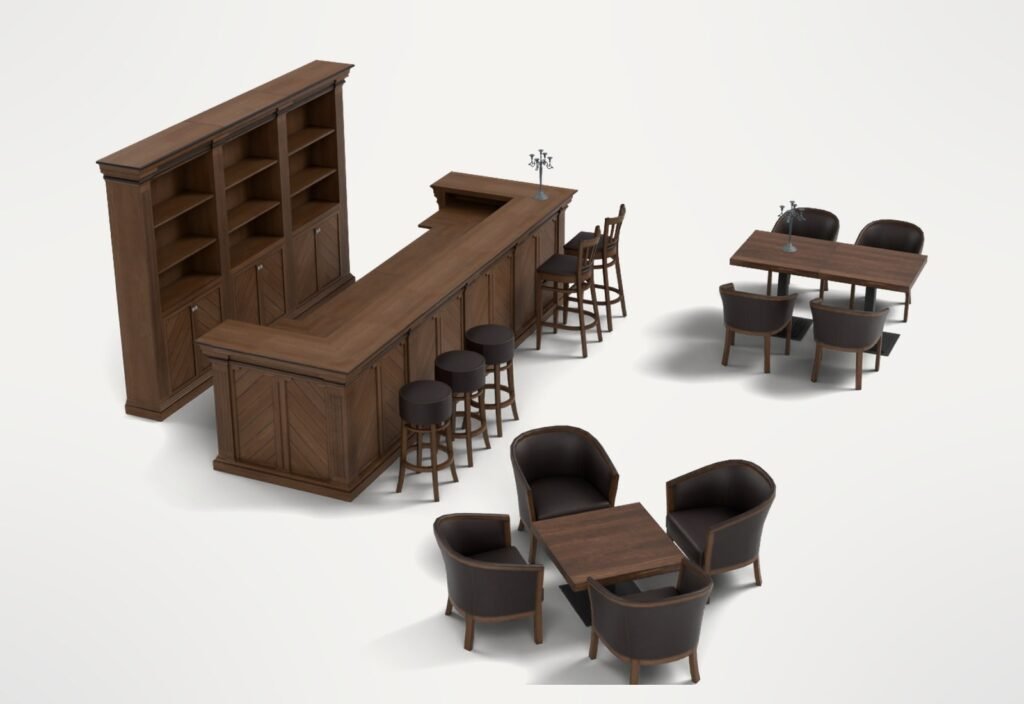 Restaurant & Bar Set view 4