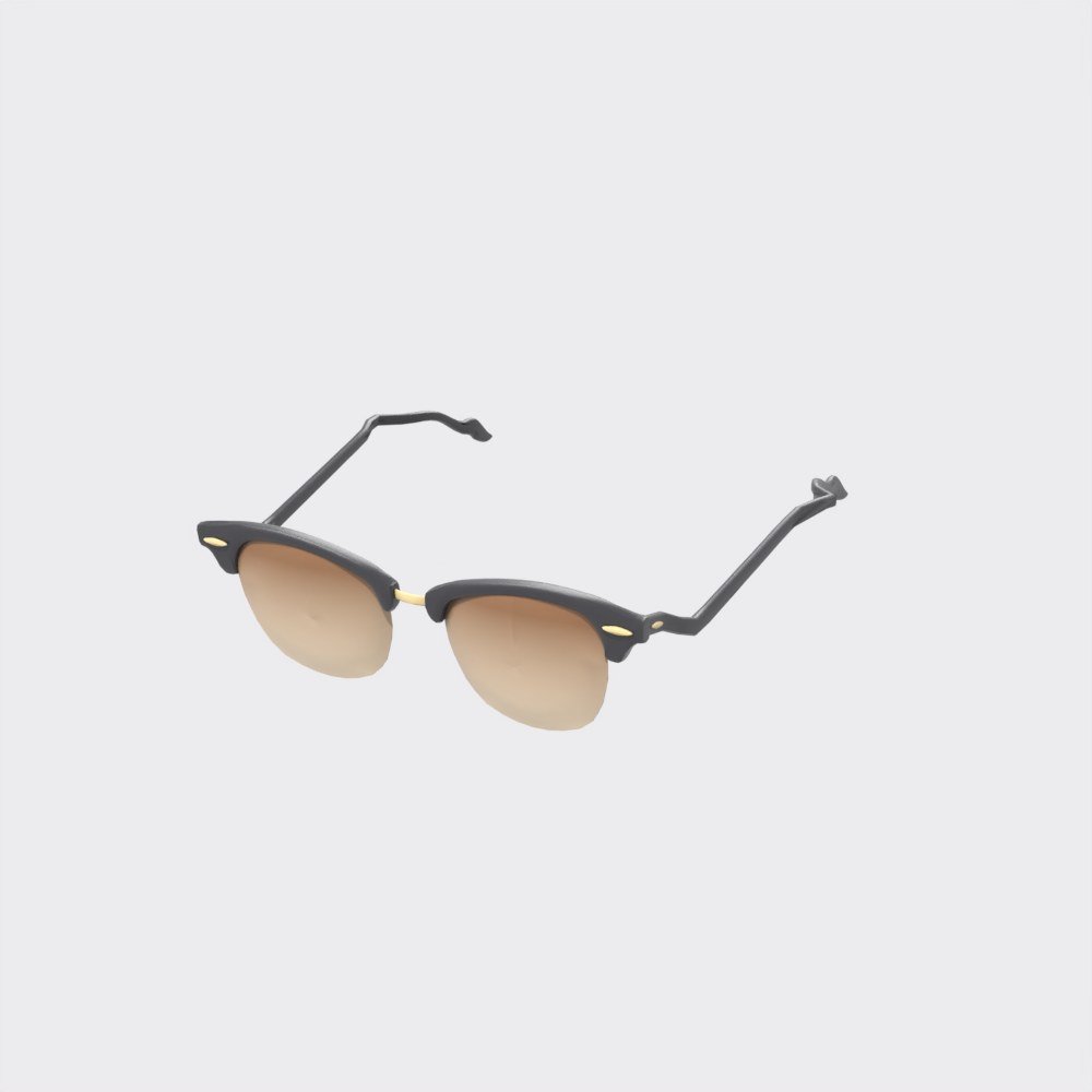 Retro Browline Sunglasses view 3
