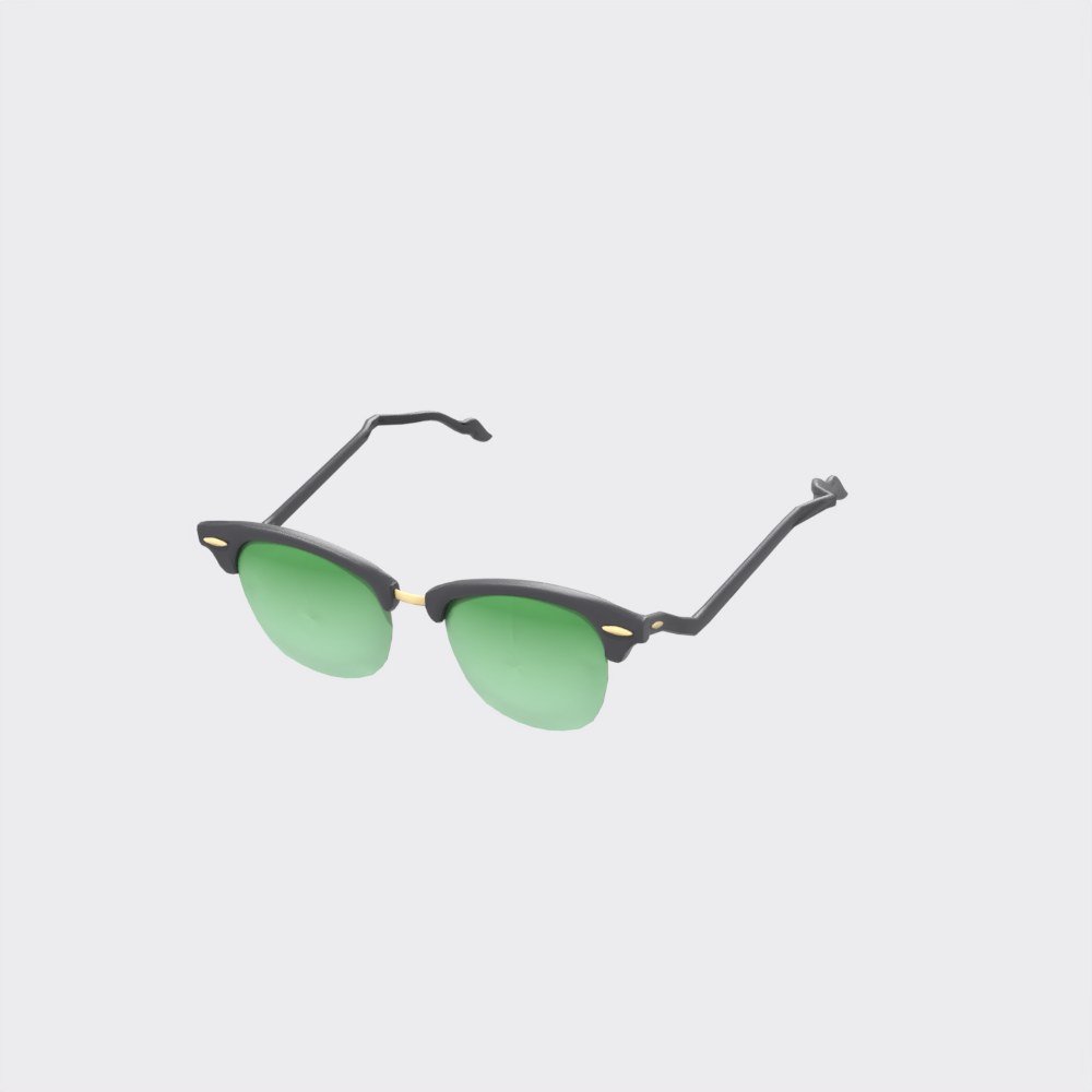 Retro Browline Sunglasses view 5