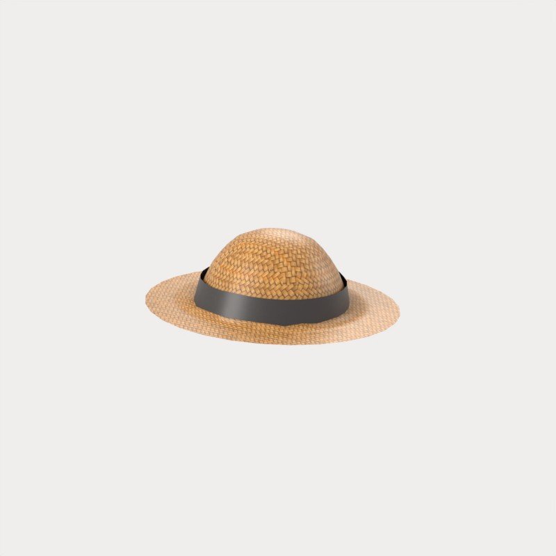 Straw Sun Hat with Ribbon view 8