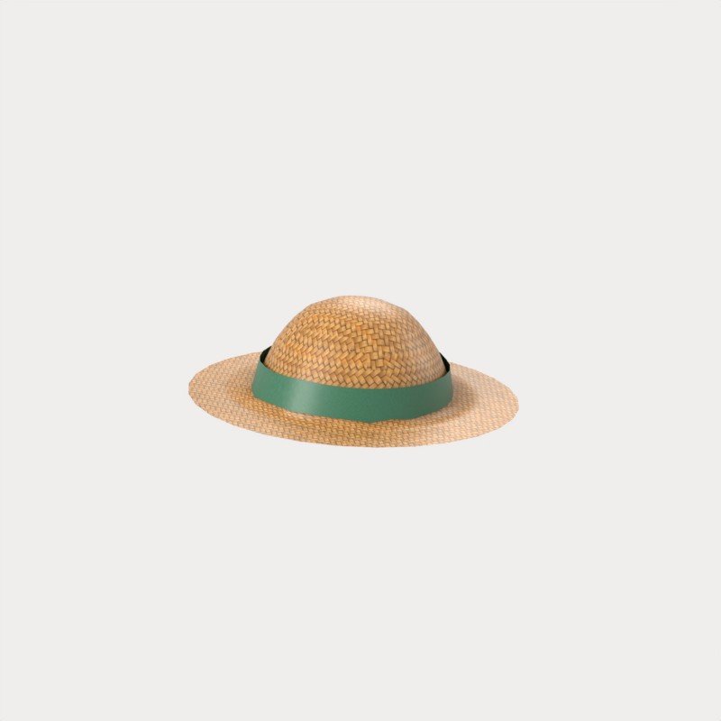 Straw Sun Hat with Ribbon view 9