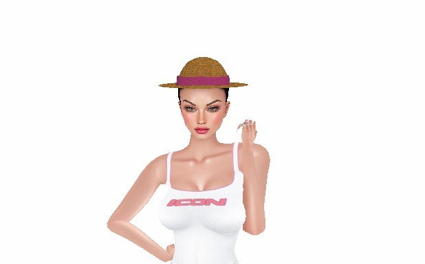 Straw Sun Hat with Ribbon view 2