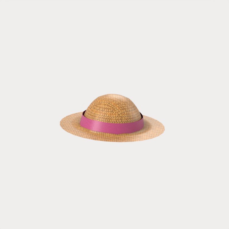 Straw Sun Hat with Ribbon view 6