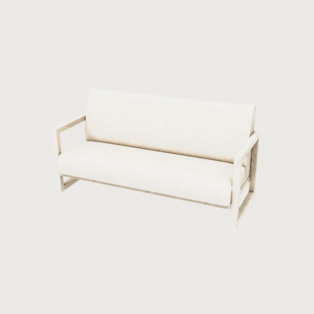 Wood Frame Fabric Sofa view 6