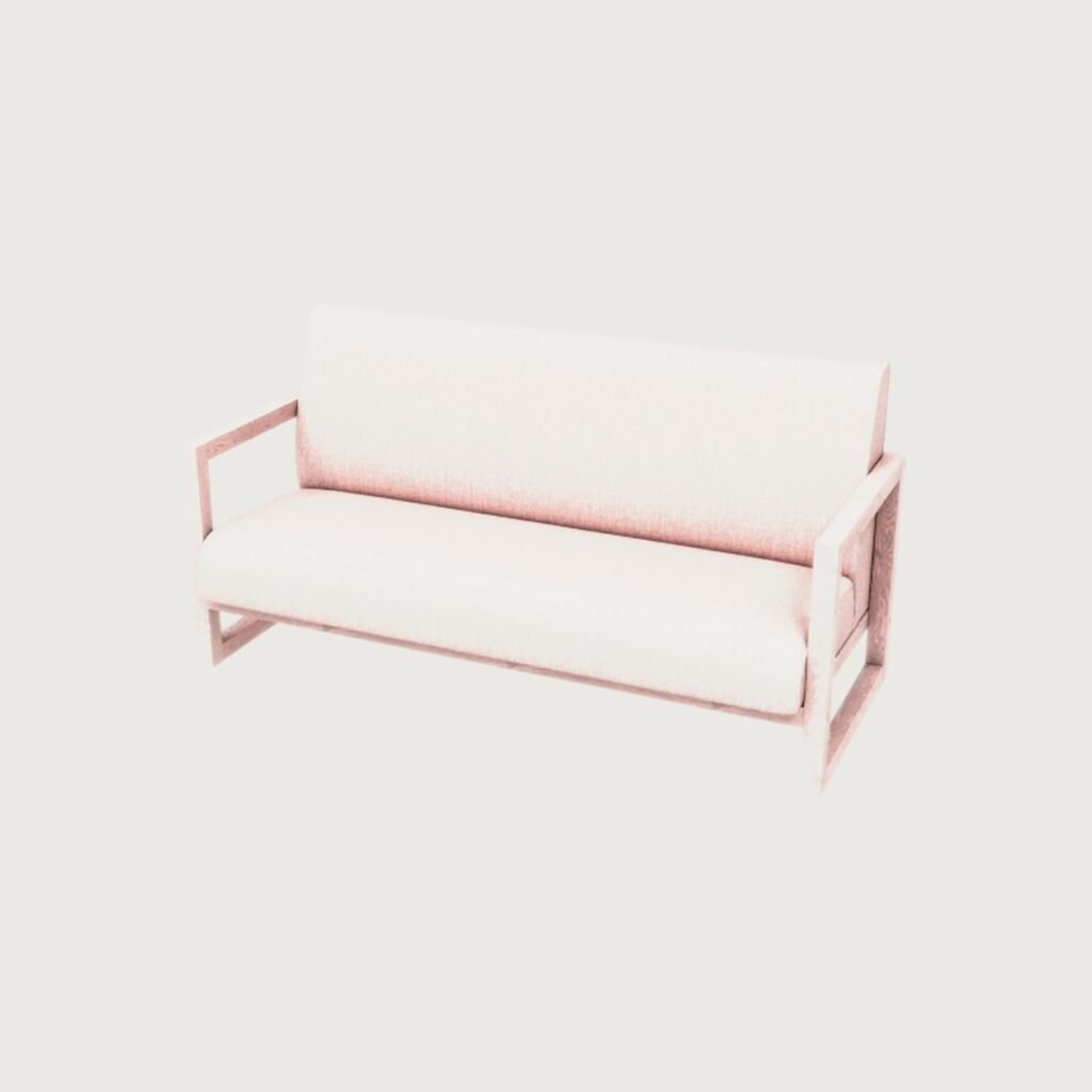 Wood Frame Fabric Sofa view 7