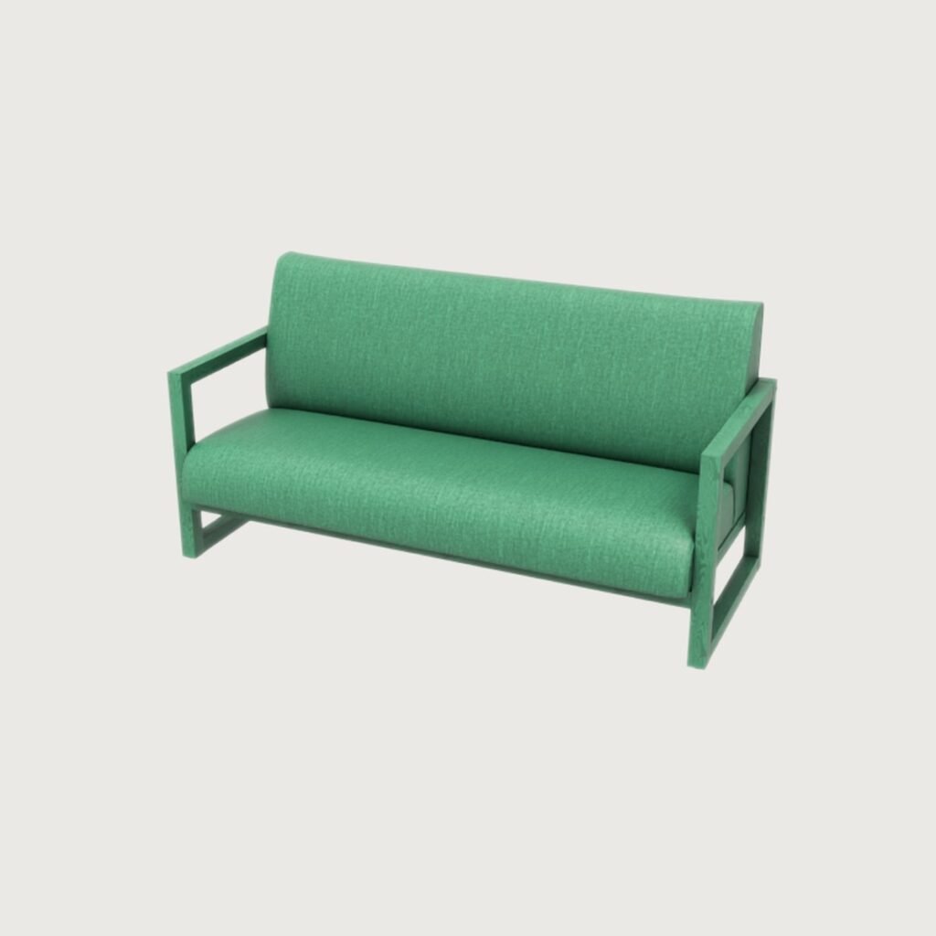 Wood Frame Fabric Sofa view 8
