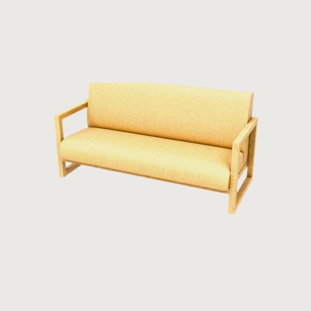 Wood Frame Fabric Sofa view 10
