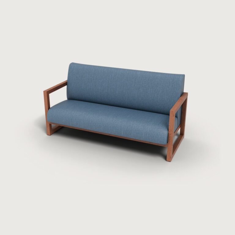 Wood Frame Fabric Sofa IMVU file