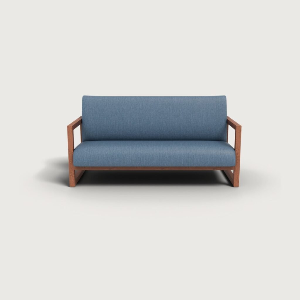 Wood Frame Fabric Sofa view 5